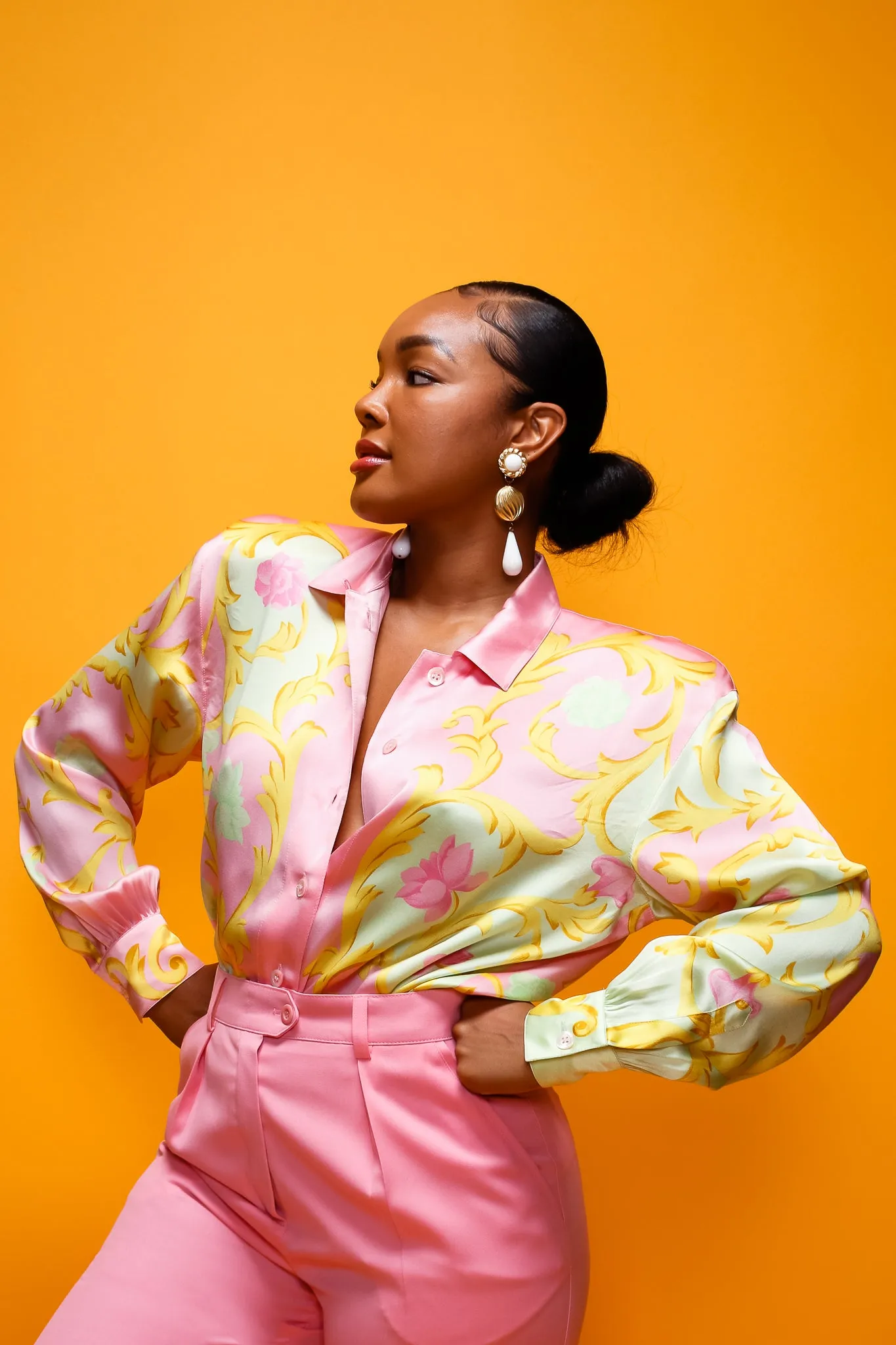 Pastel Baroque Blossom Shirt