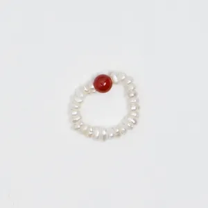 Pearly Carnelian - Ring