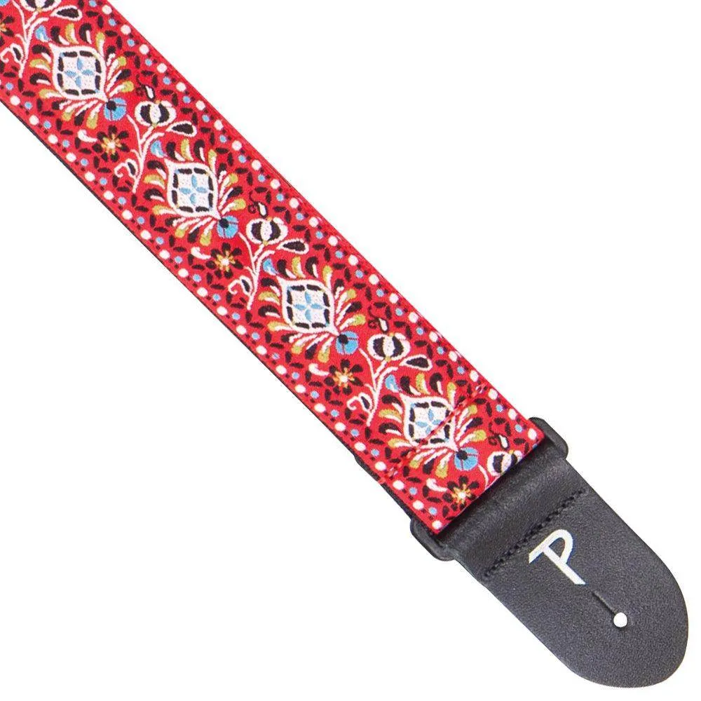 Perri's Jacquard Strap ~ Red