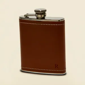 Personalized Leather Flask