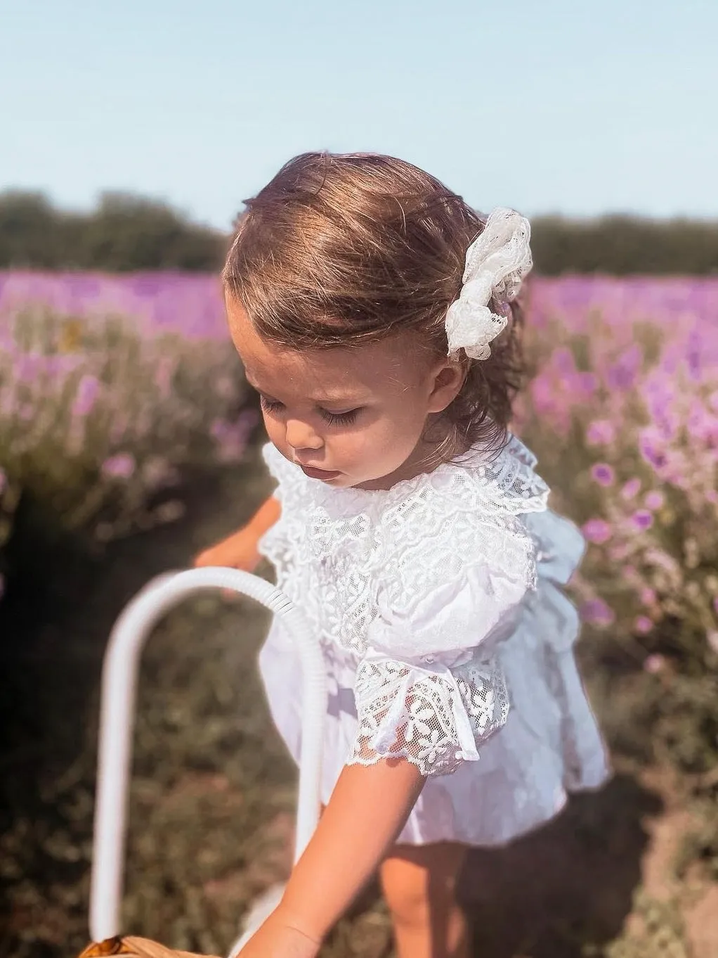 Petite Maison Kids Katherine embroidered linen romper