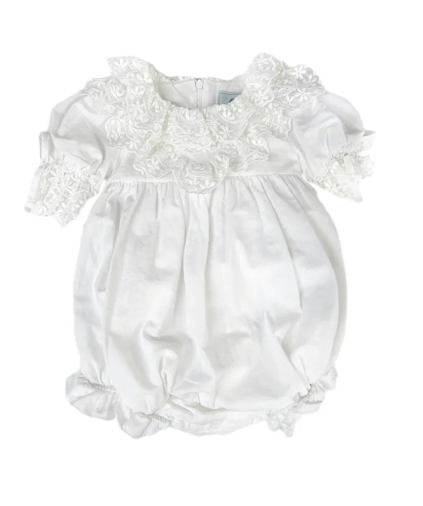 Petite Maison Kids Katherine embroidered linen romper