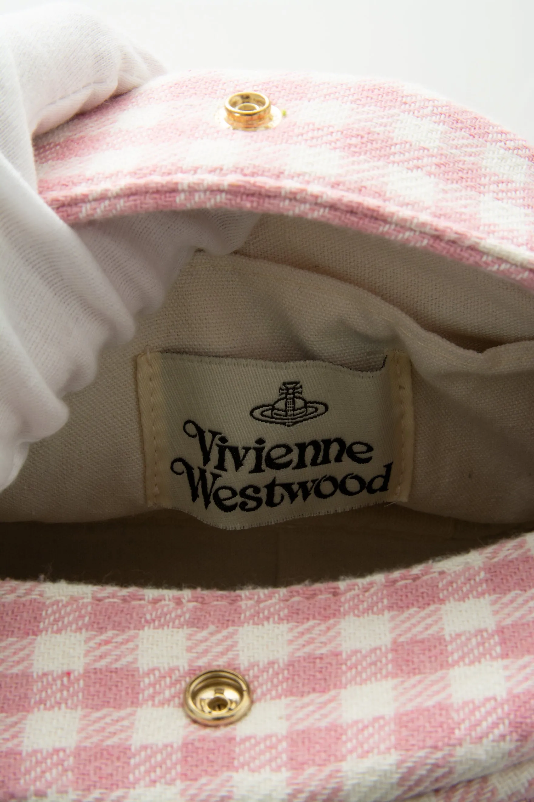 Pink Gingham Bag