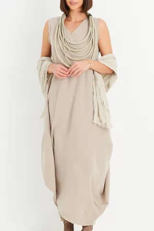Planet - Peachskin Parachute Dress - Fawn