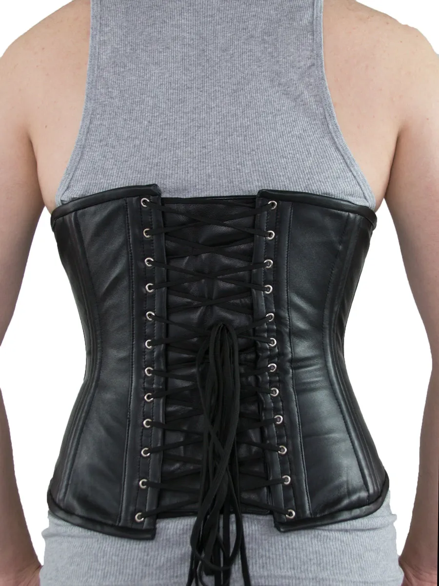 Plus Size Leather Modern Curve Longline Underbust Corset : CS-701