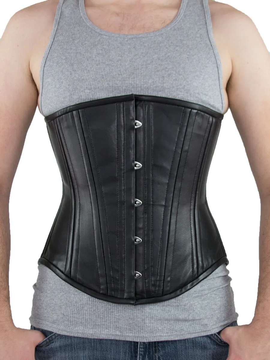 Plus Size Leather Modern Curve Longline Underbust Corset : CS-701