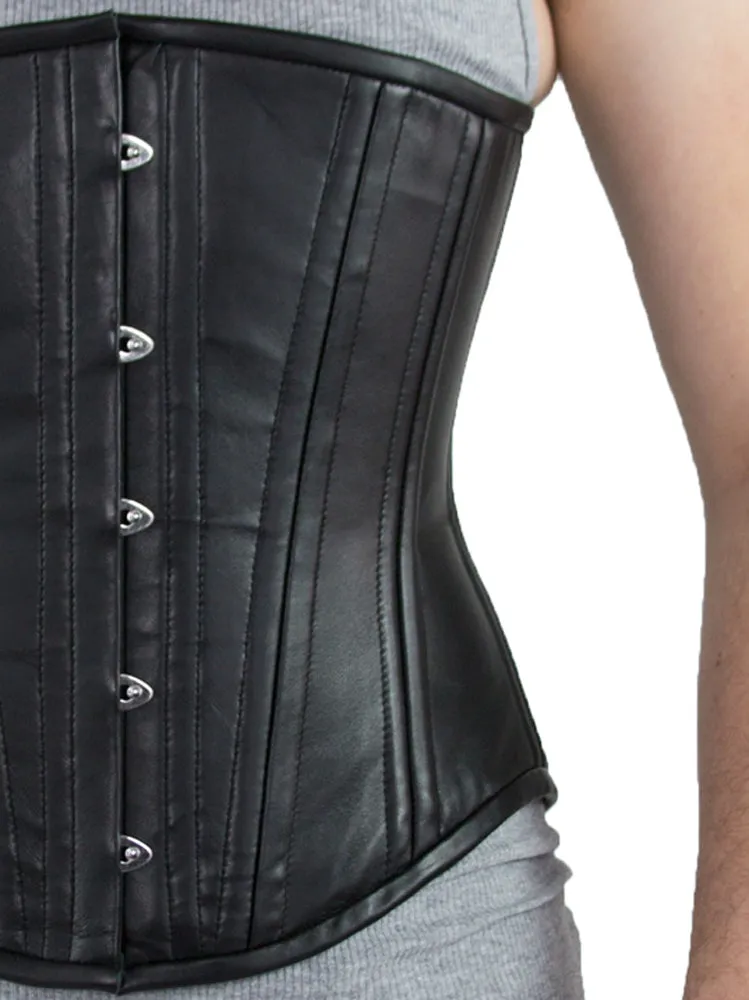 Plus Size Leather Modern Curve Longline Underbust Corset : CS-701