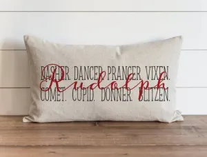 Porter Lane Home - Rudolph & Friends Pillow Cover.