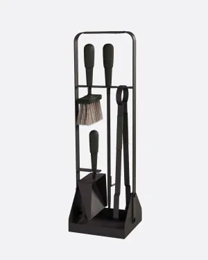 Powder Coated Fireplace Set