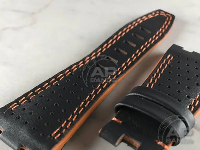Prototipo Doppio Buco Navy Race Strap For Audemars Piguet Royal Oak Offshore 26470