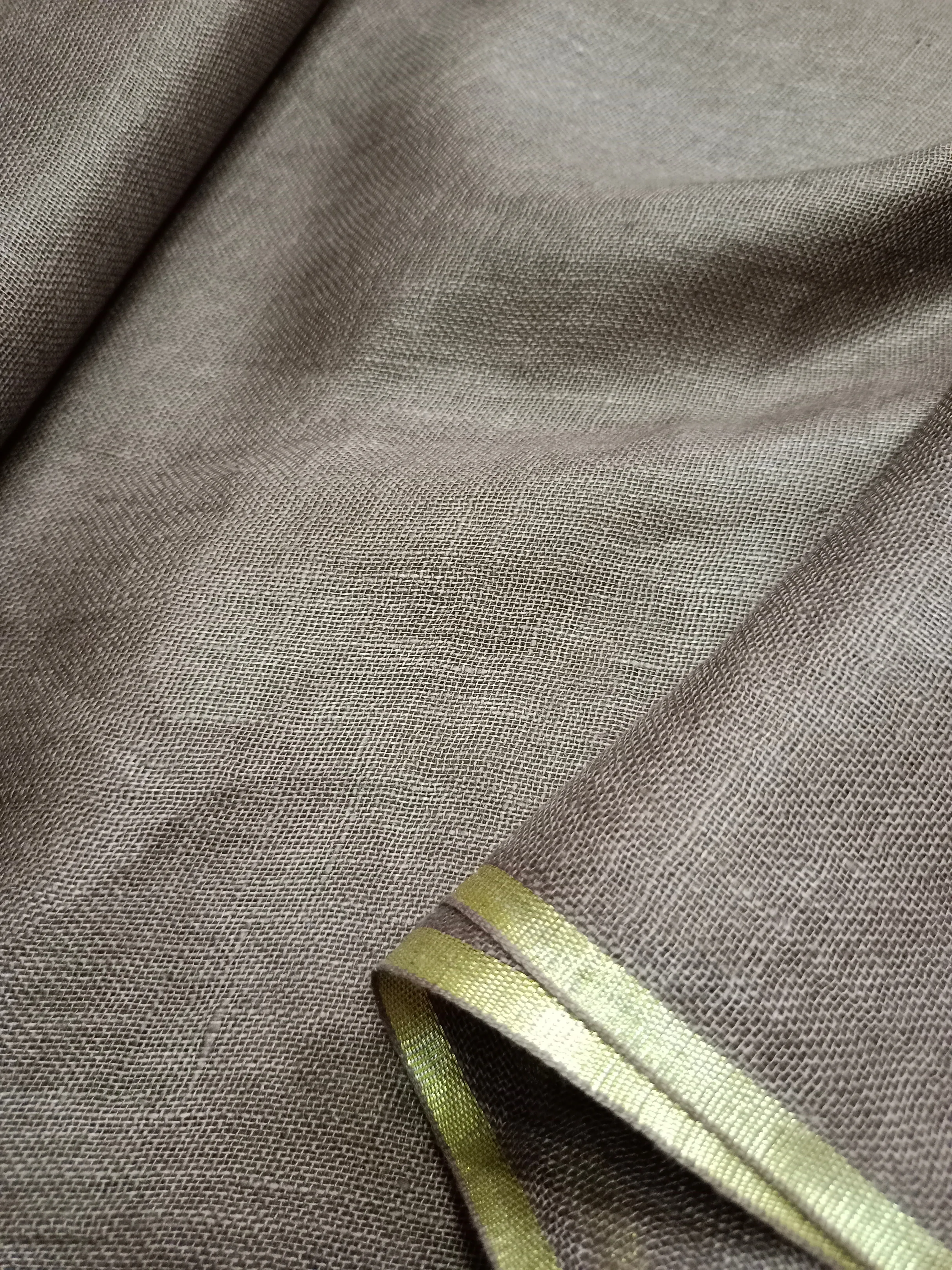 Pure Linen By Linen Gauze Fabric