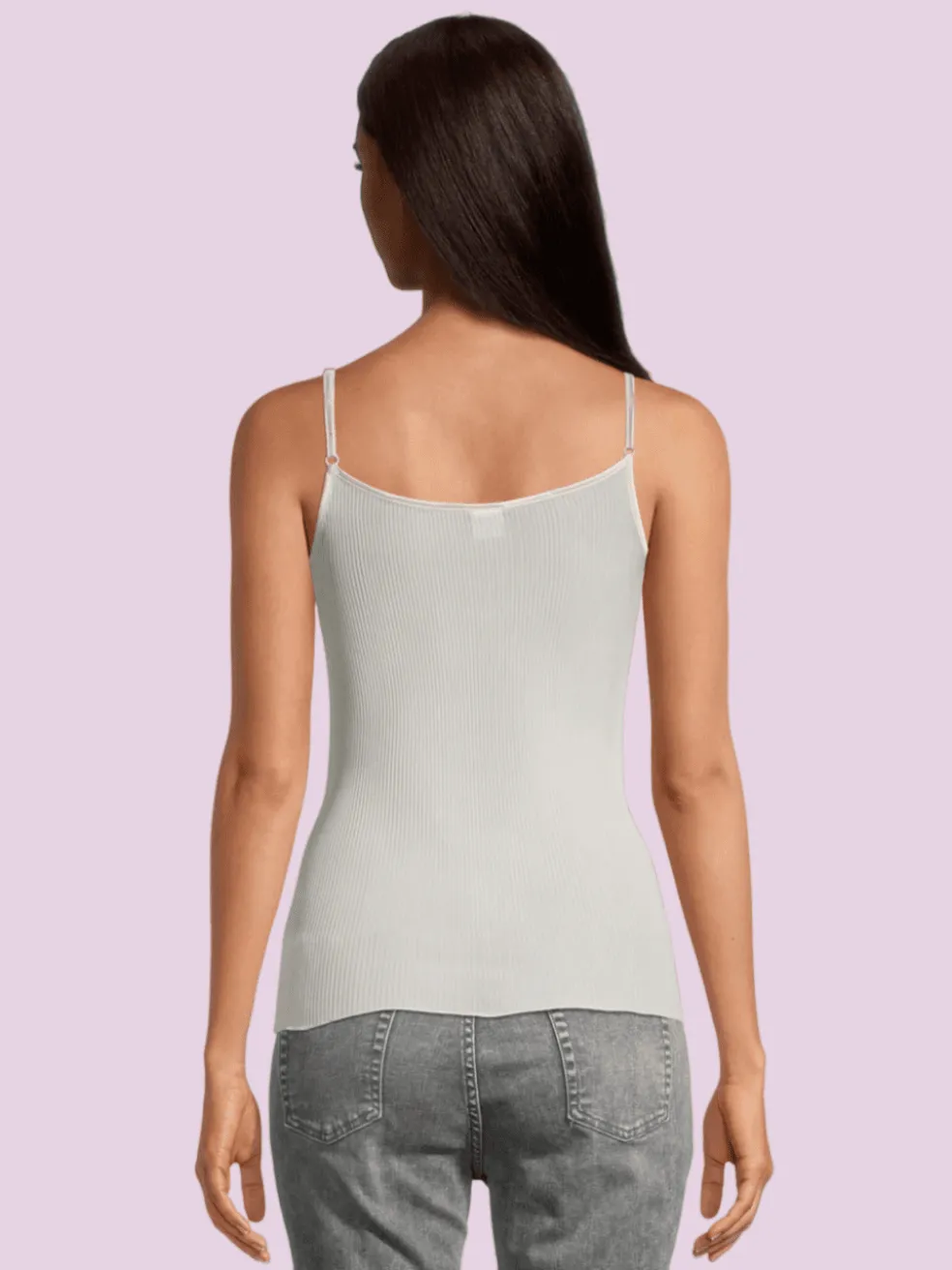 Pure Silk Camisole Top With Spaghetti Straps