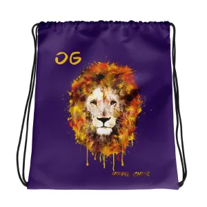 Purple Drawstring Bag