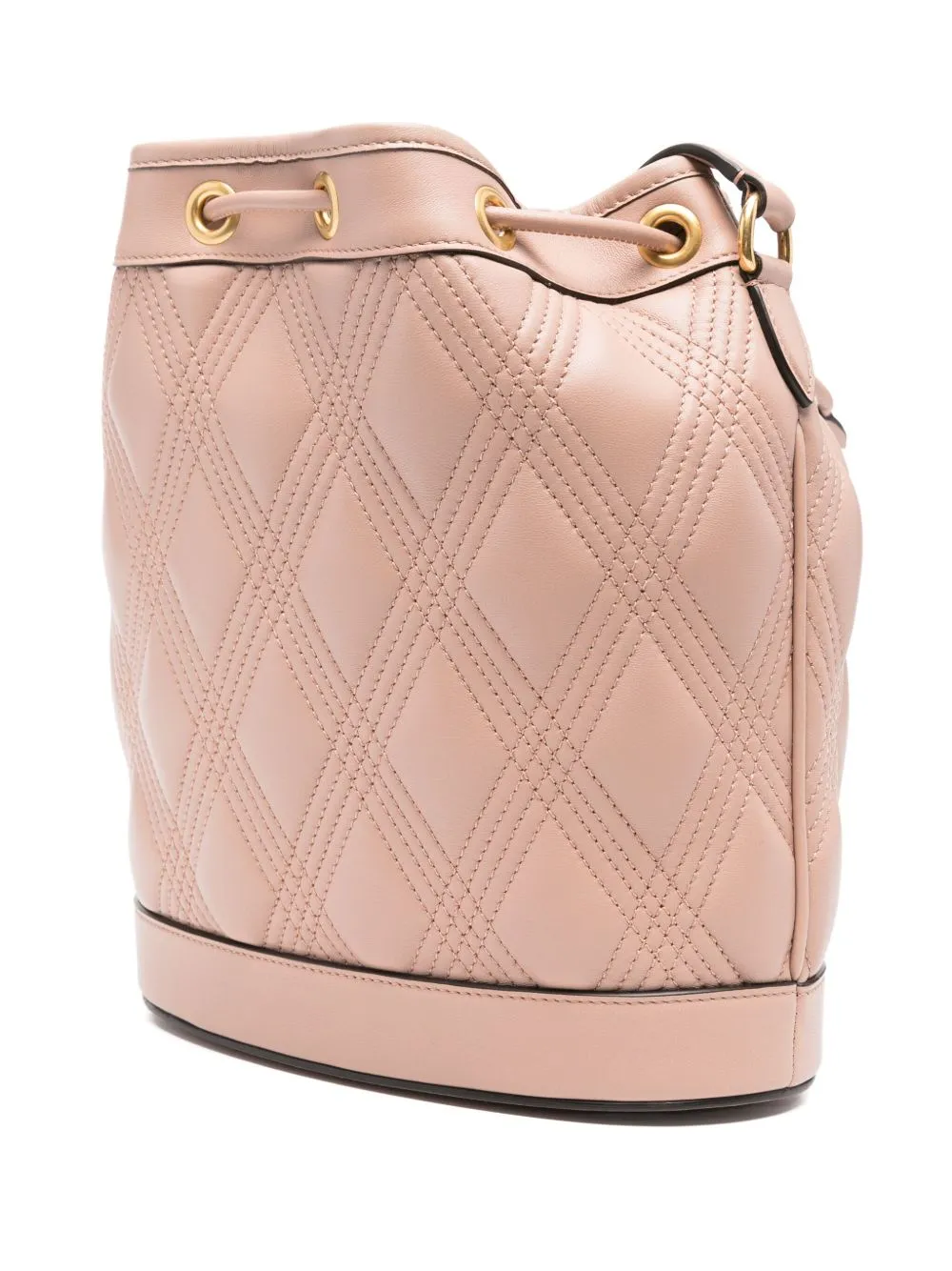 Quiltie 67 leather bucket bag
