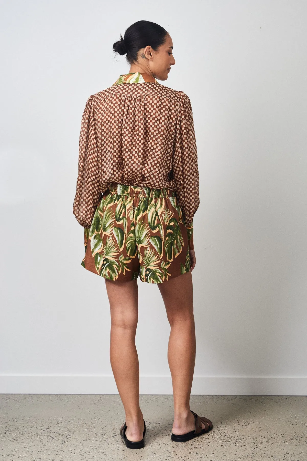 Ralf Studios - Teatree Short Monstera Olive Tan