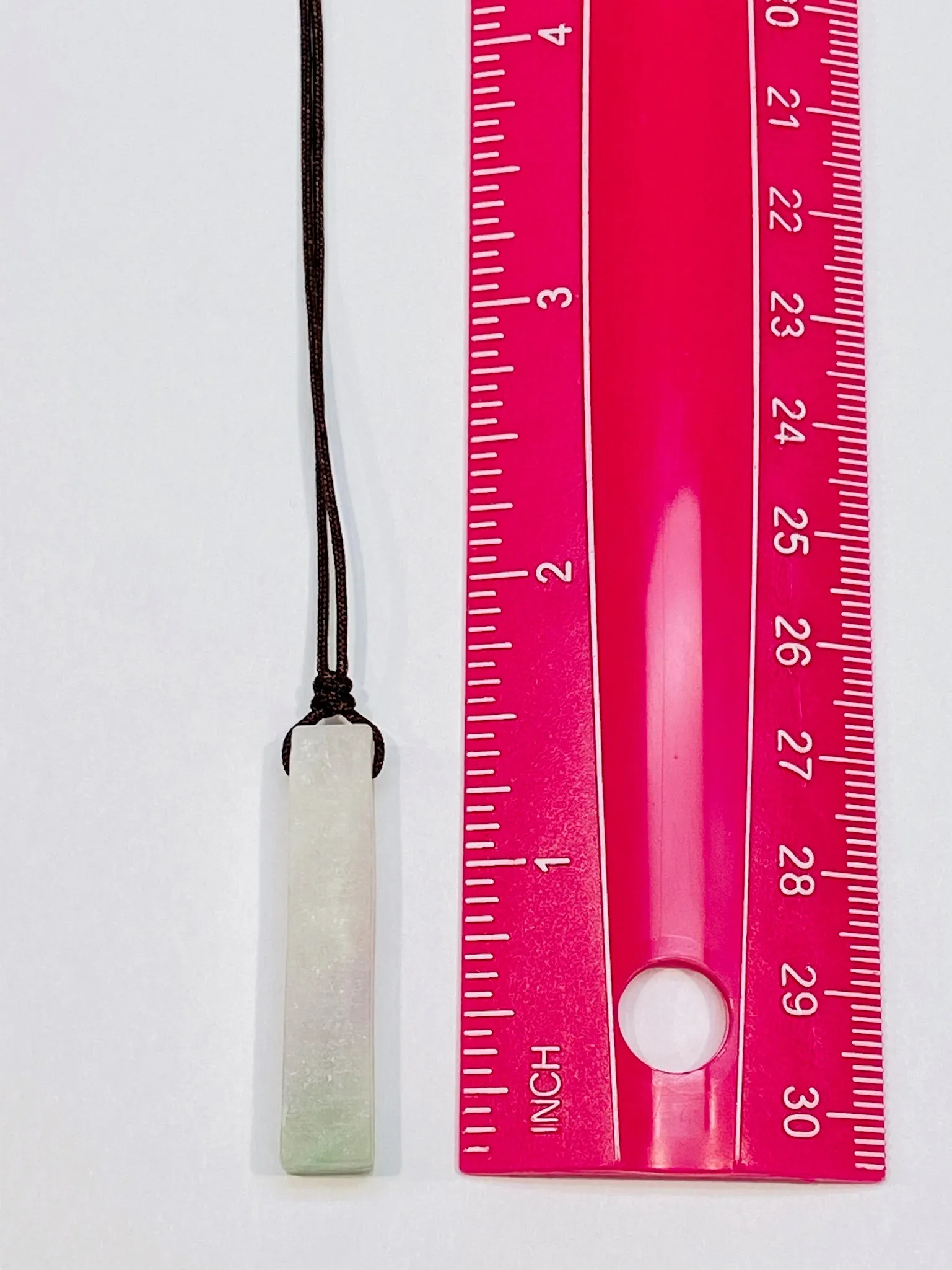Raw, Natural, Unpolished Burmese Jadeite Silk Adjustable Necklace