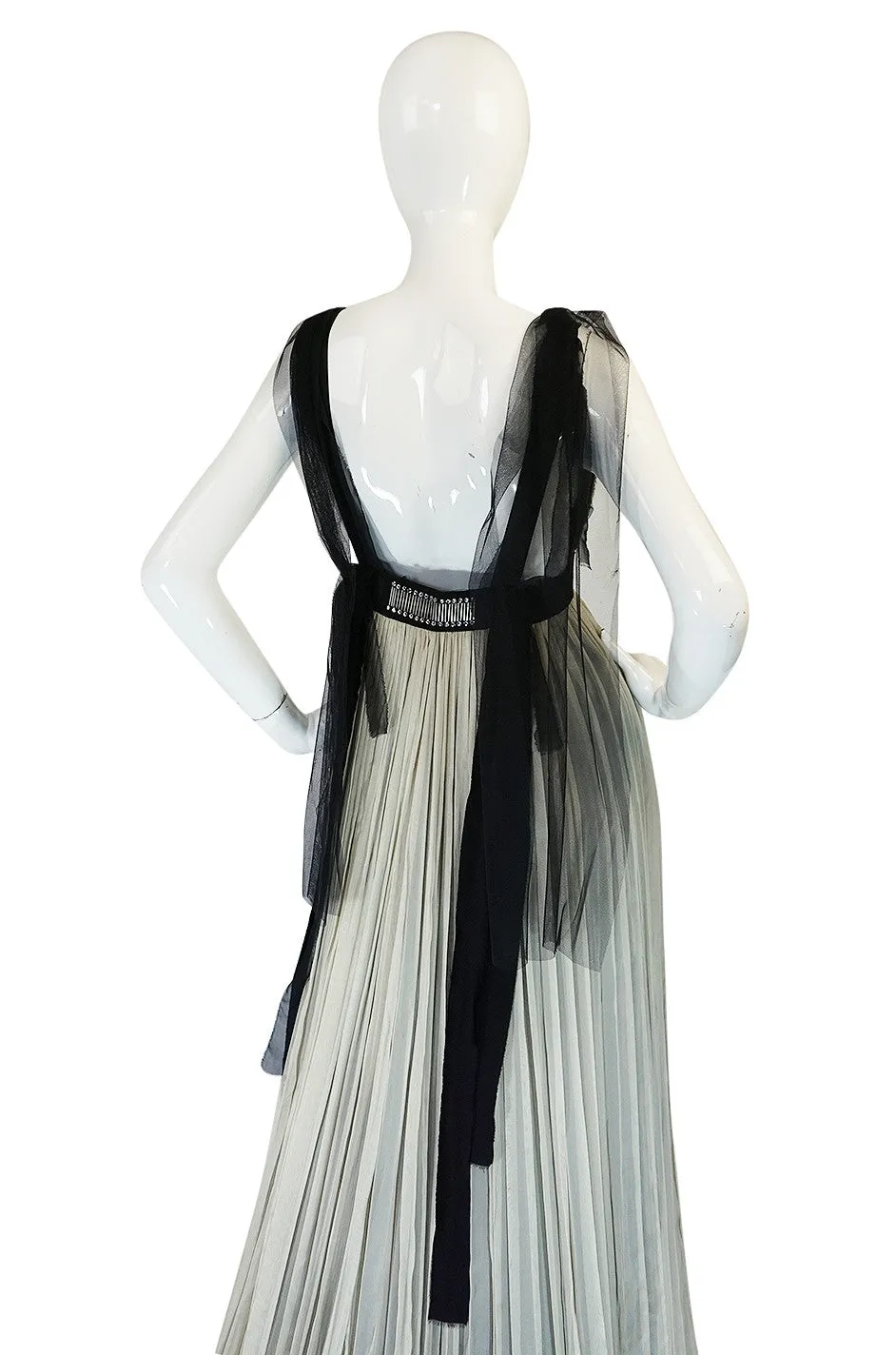 Recent Ethereal Silk Chiffon & Net Alberta Ferretti Dress