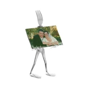Recipe Card Stand Table Top Fork