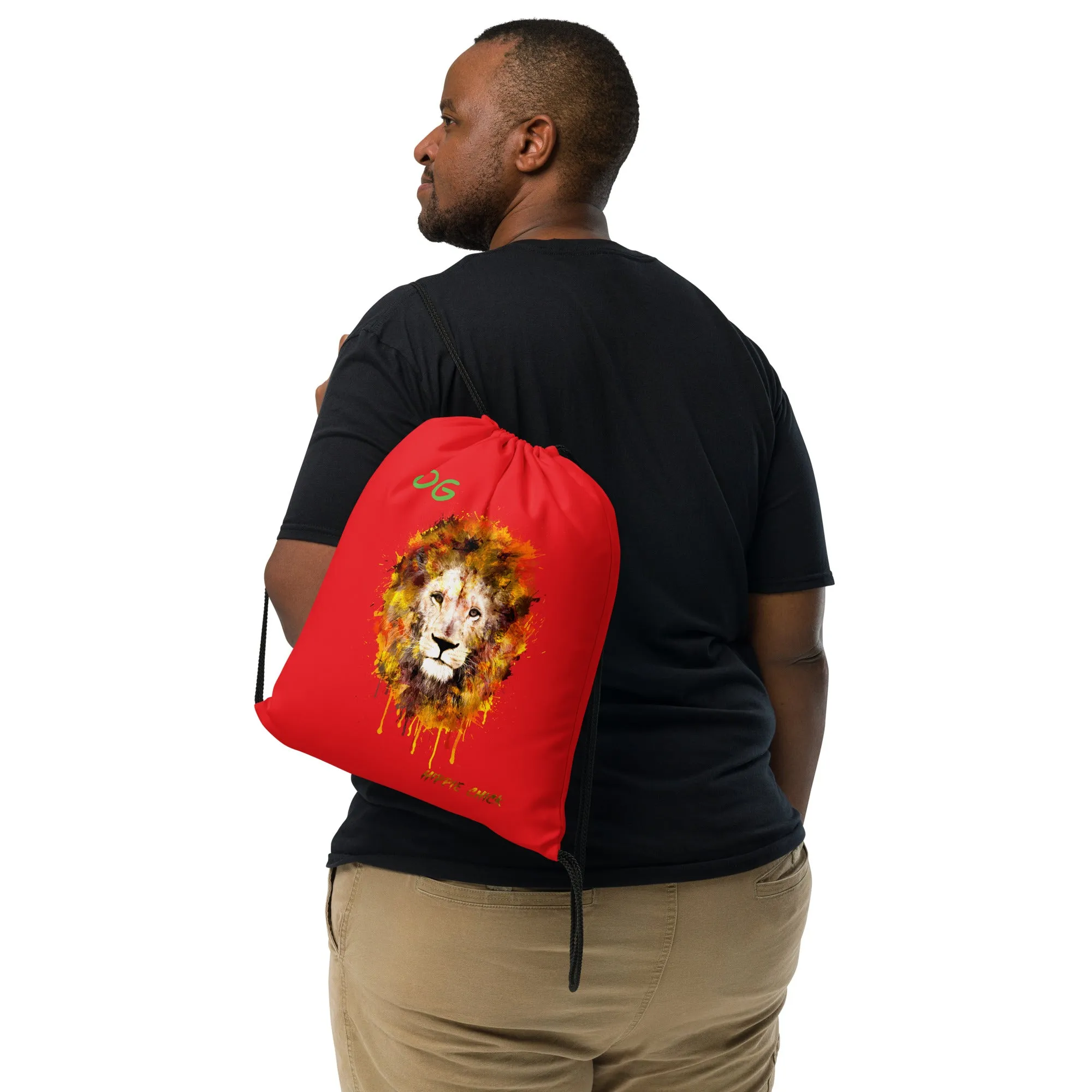 Red Drawstring Bag