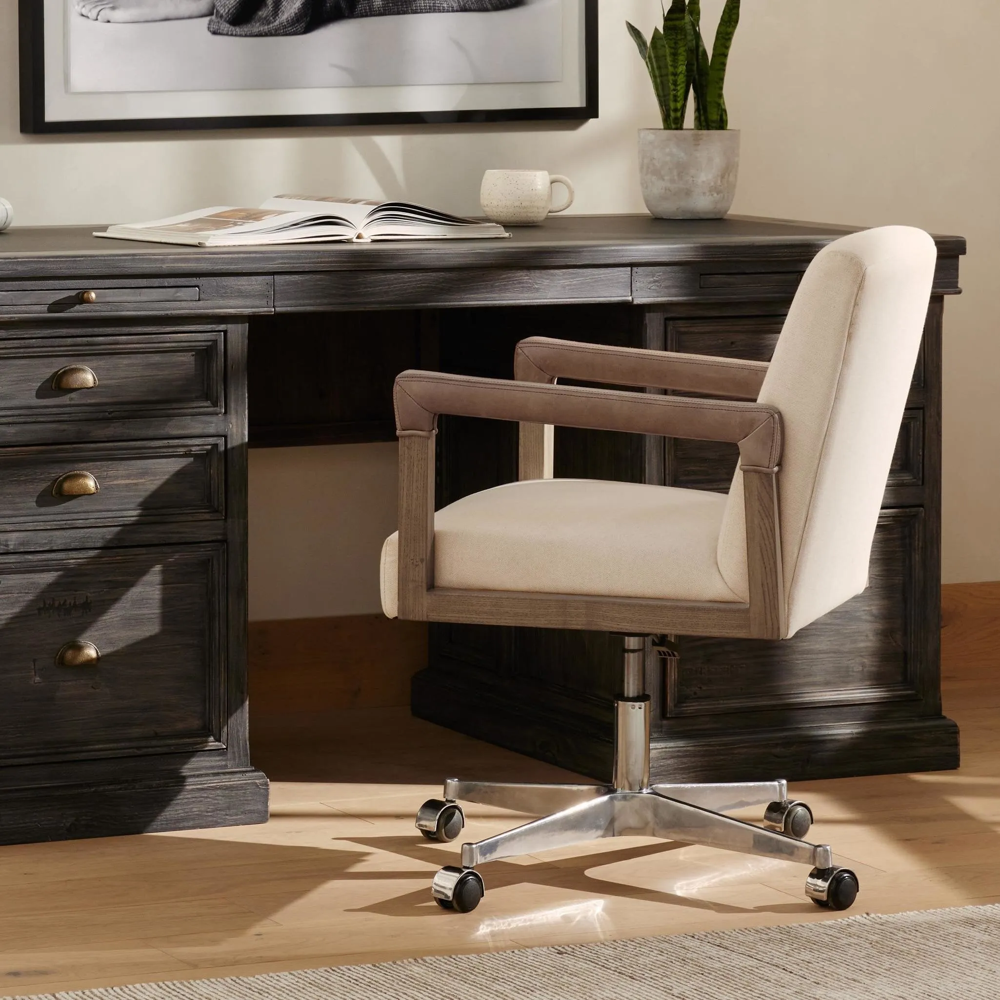 Reuben Desk Chair - Harbor Natural