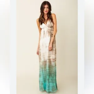 Revolve Gypsy 05 Audry Silk Maxi Dress. Size Small.