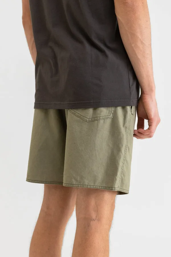 RHYTHM CLASSIC LINEN JAM OLIVE SHORT
