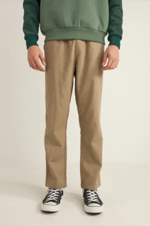 Rhythm Linen Jam Pant in Tan