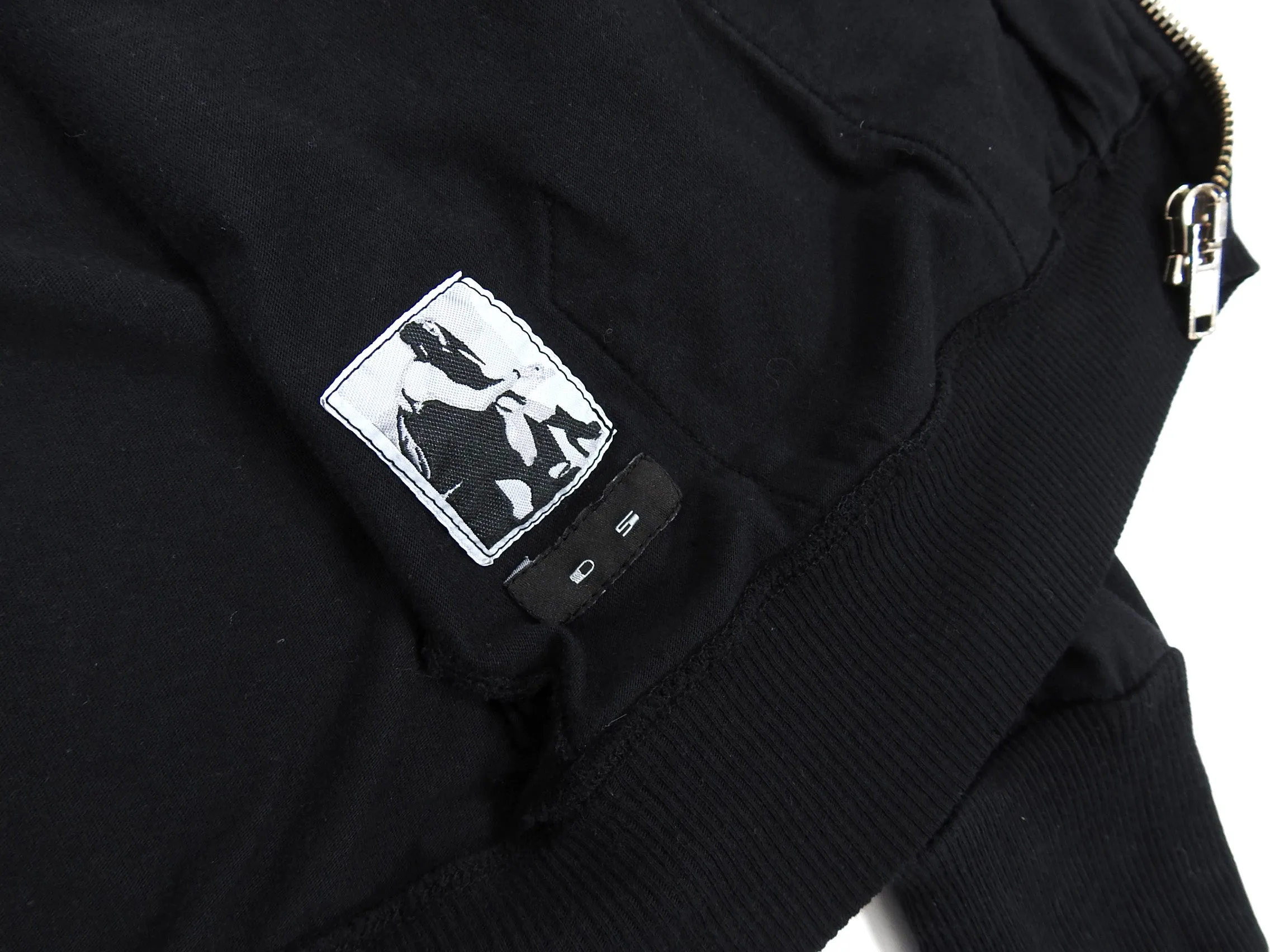Rick Owens Drkshdw Black Jason Hoodie - L