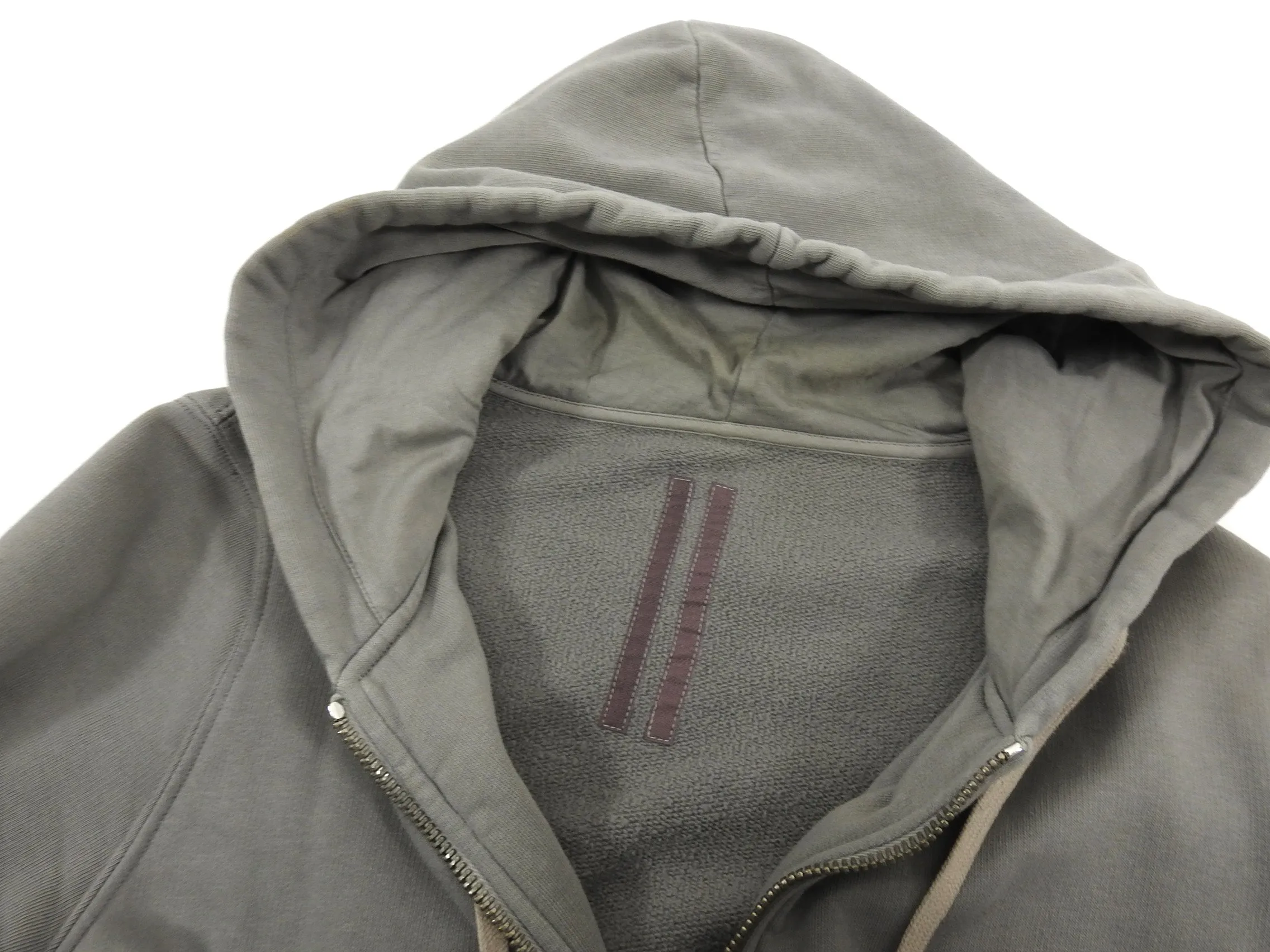 Rick Owens Drkshdw Light Grey Jason Hoodie - M