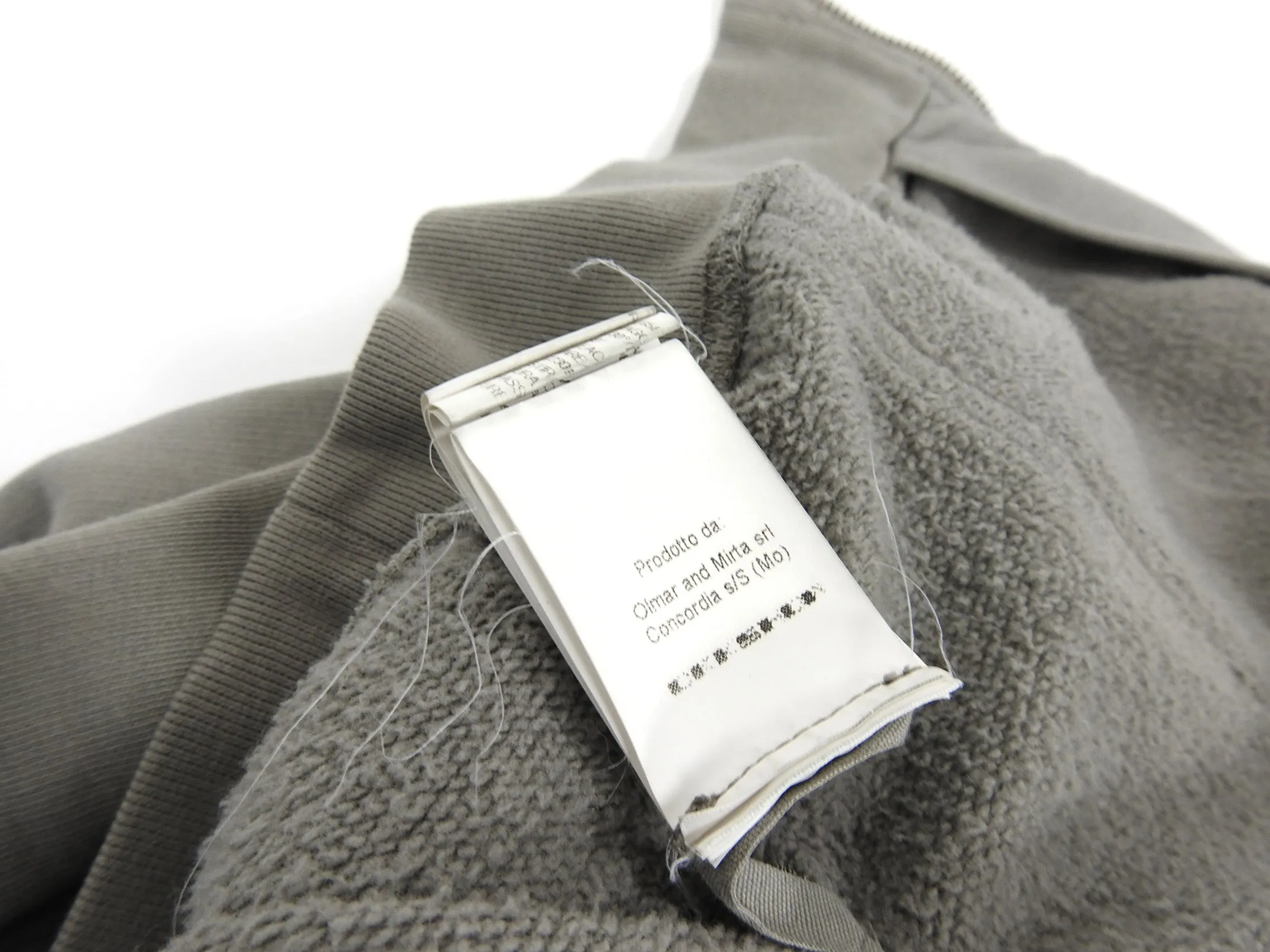Rick Owens Drkshdw Light Grey Jason Hoodie - M