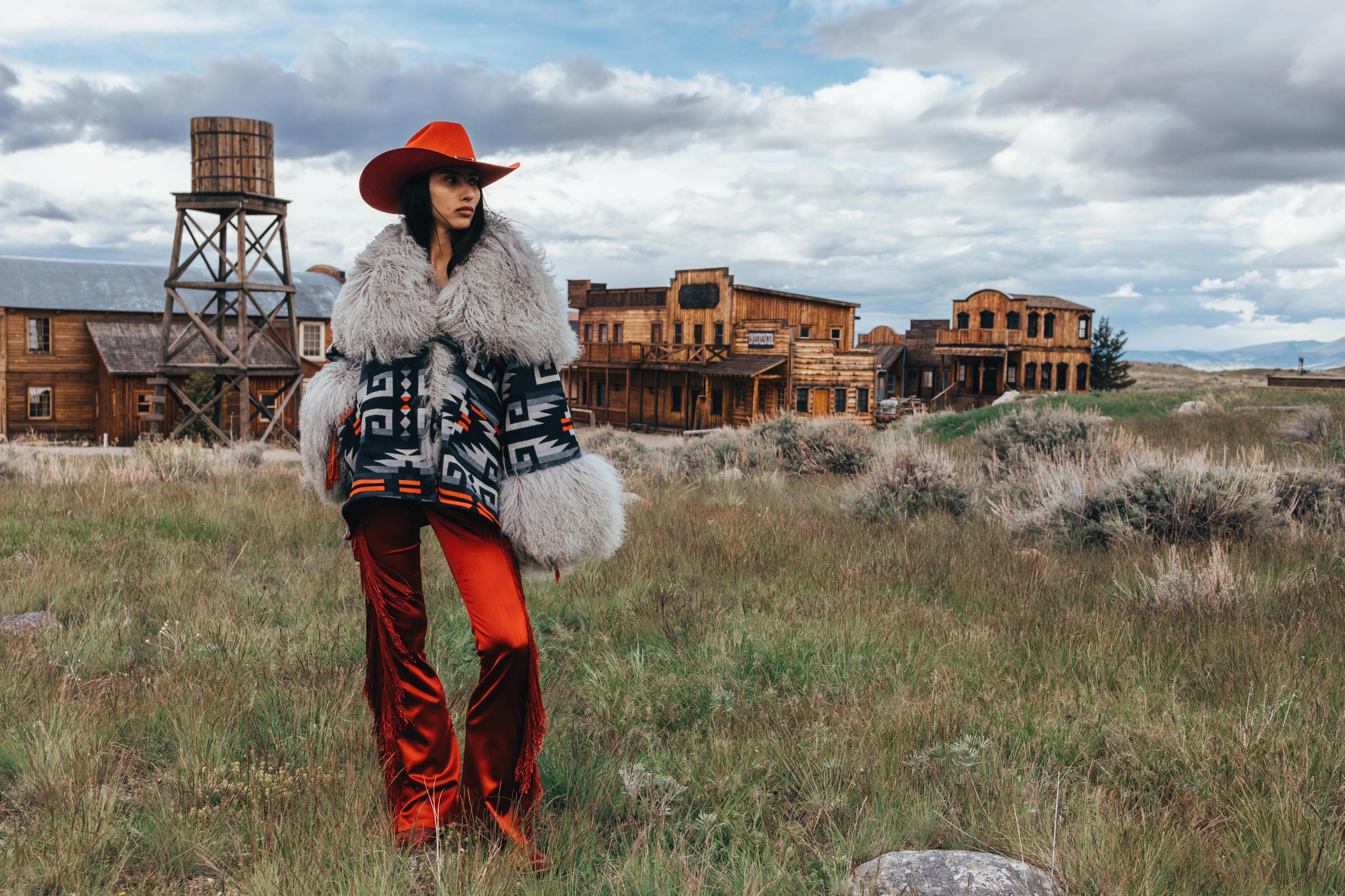 Rio Rancho Shearling Cloak