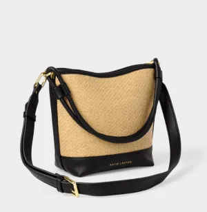 Riviera Raffia Bucket Bag