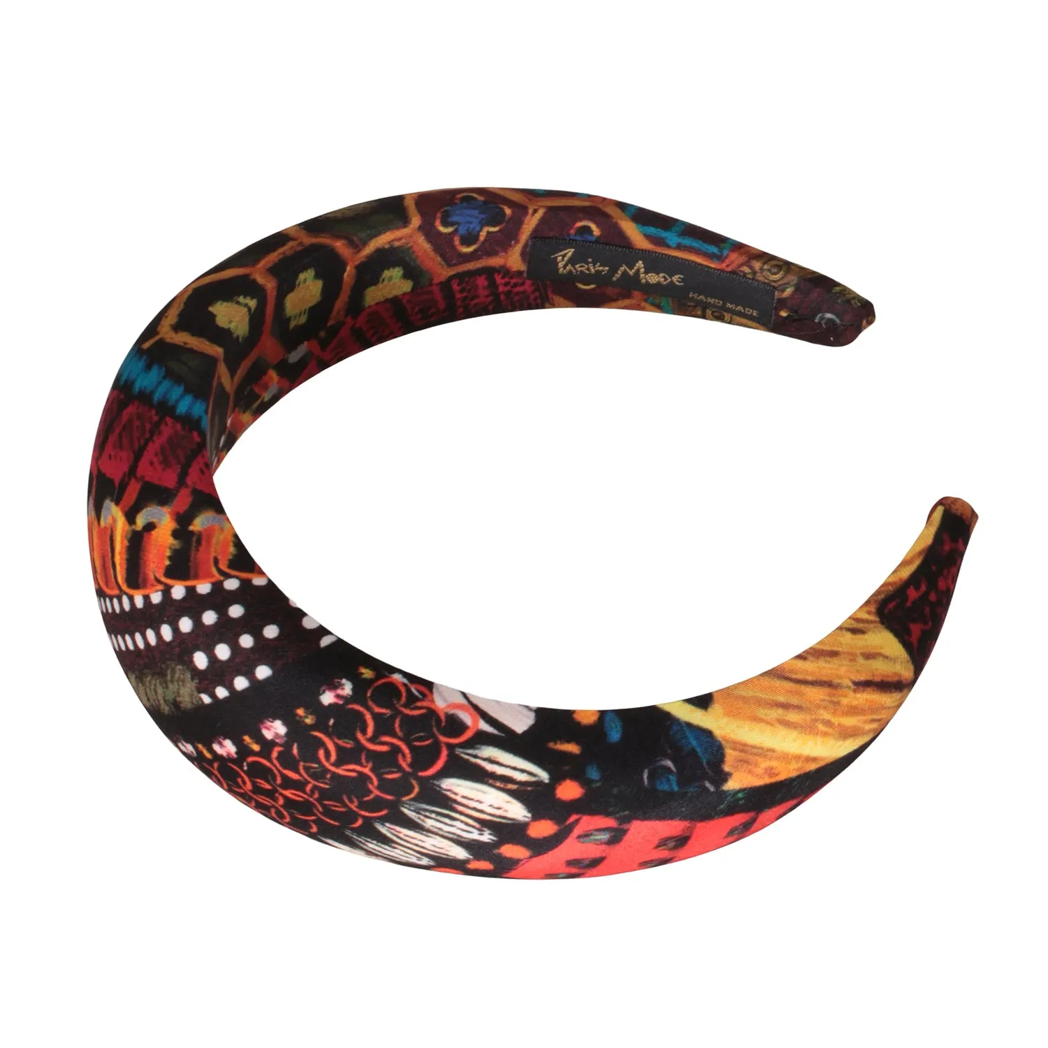Rococo 4 cm Padded Silk Headband
