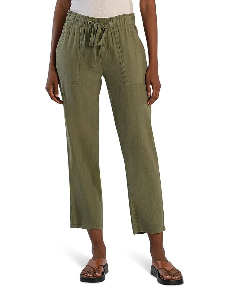 Rosalie Drawstring Linen Pants