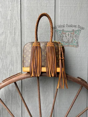 RTS Out West Alma PM Revamped with Leather Braiding and Fringe