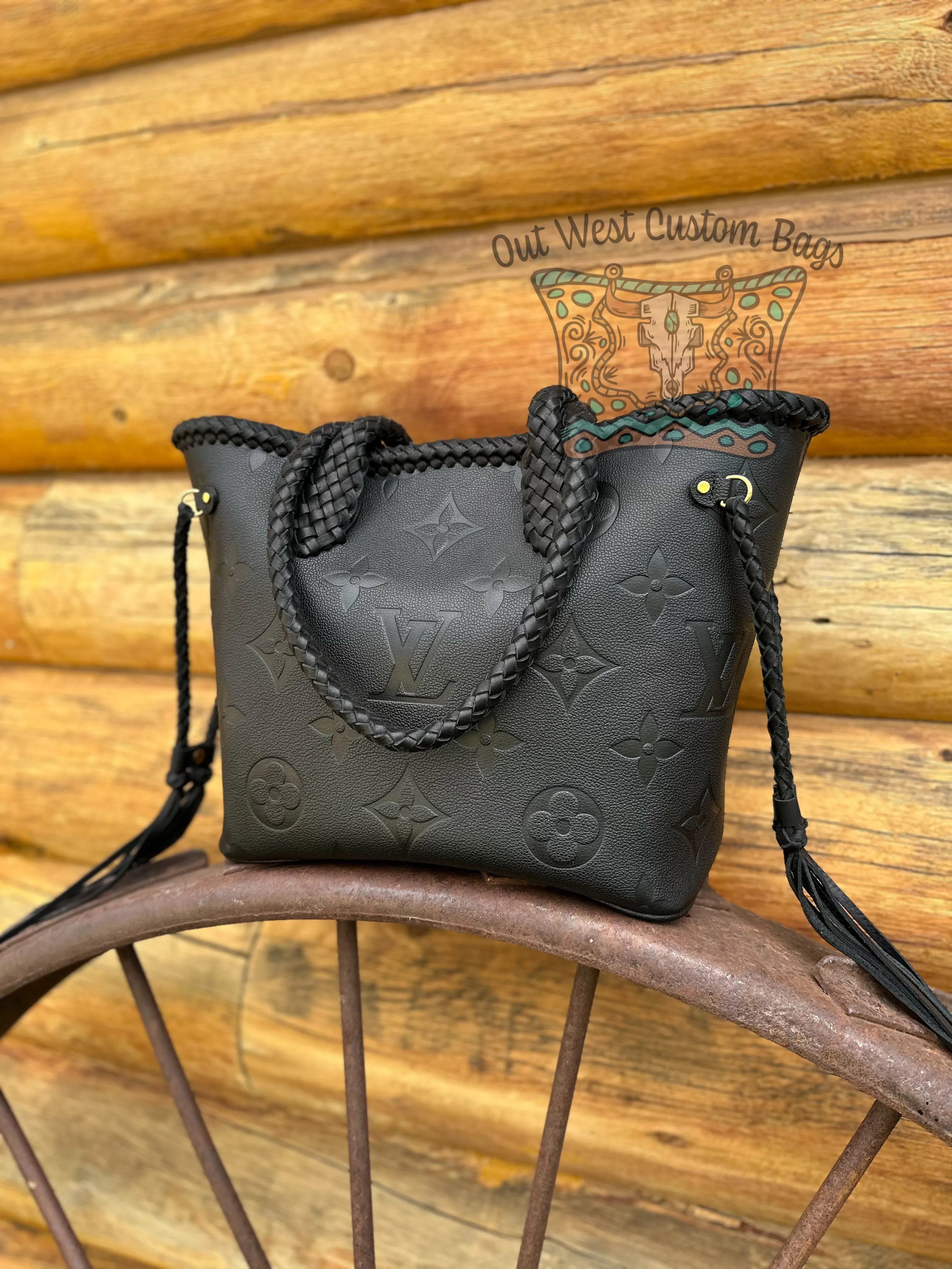 RTS Out West Fringeless Empreinte Neverfull MM Revamped Extended Straps