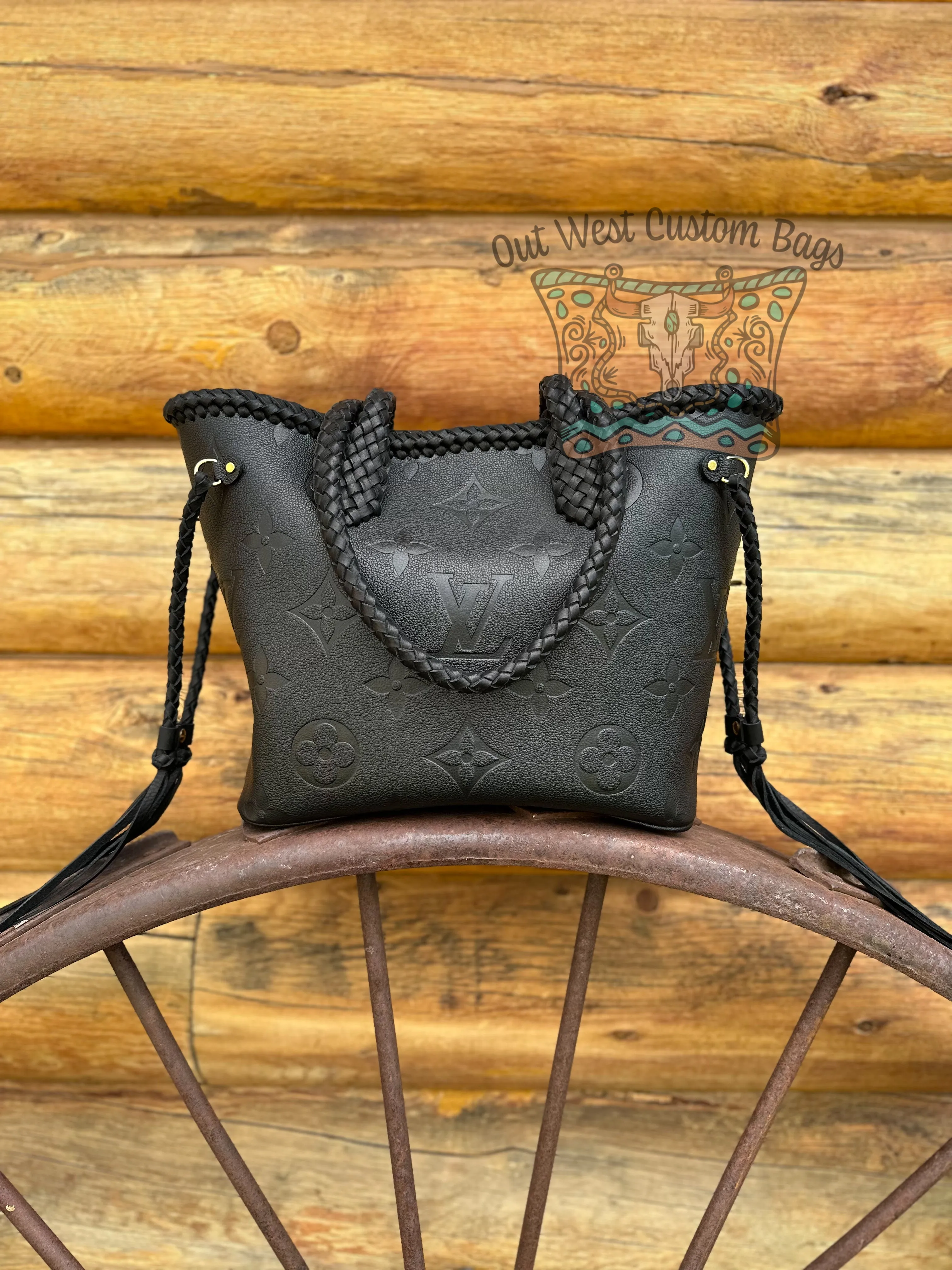 RTS Out West Fringeless Empreinte Neverfull MM Revamped Extended Straps