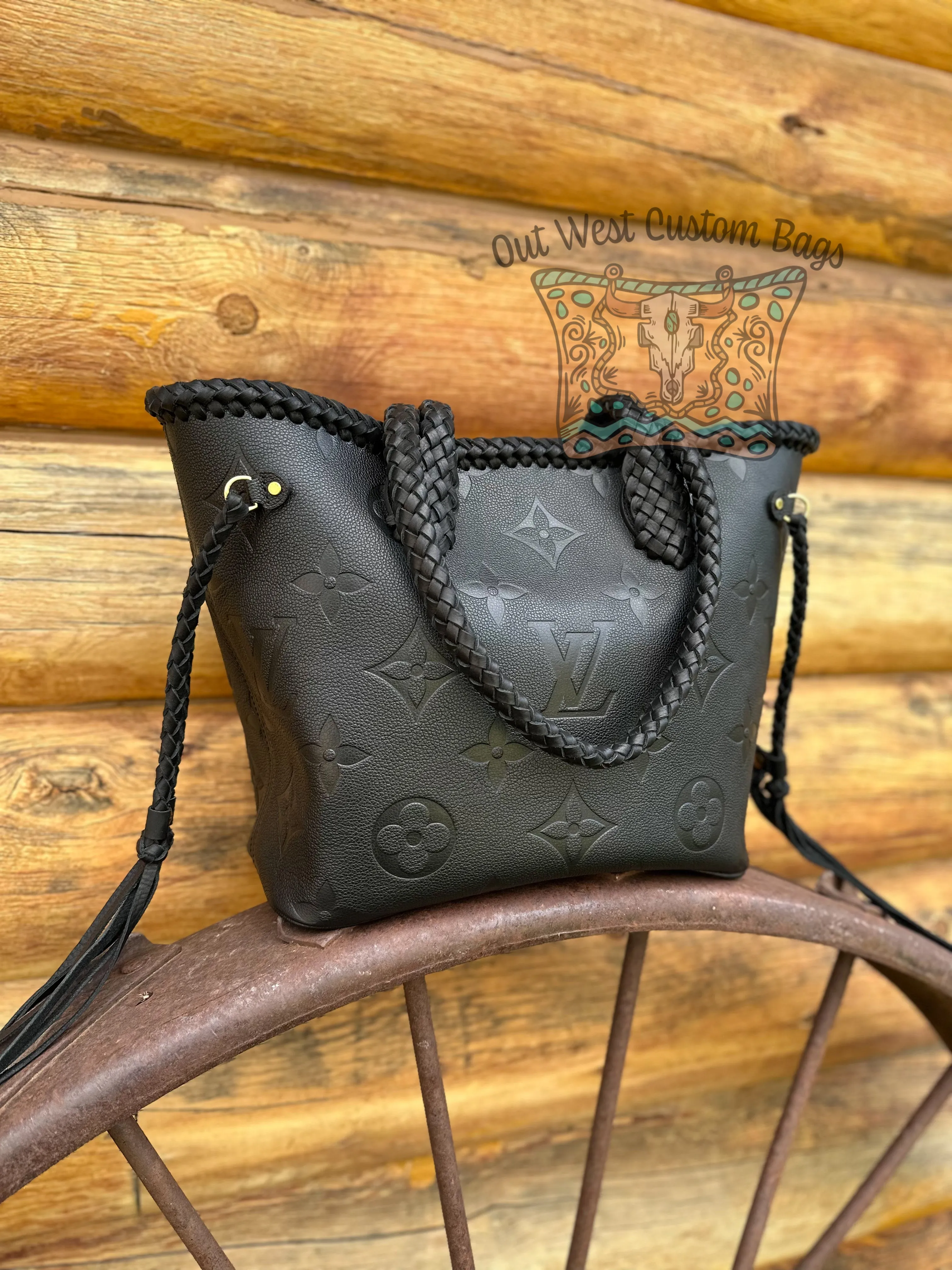 RTS Out West Fringeless Empreinte Neverfull MM Revamped Extended Straps