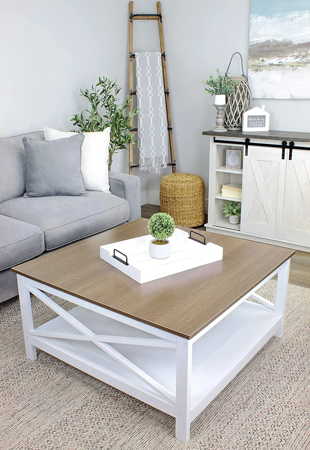 Rustic Wood Serving Tray
