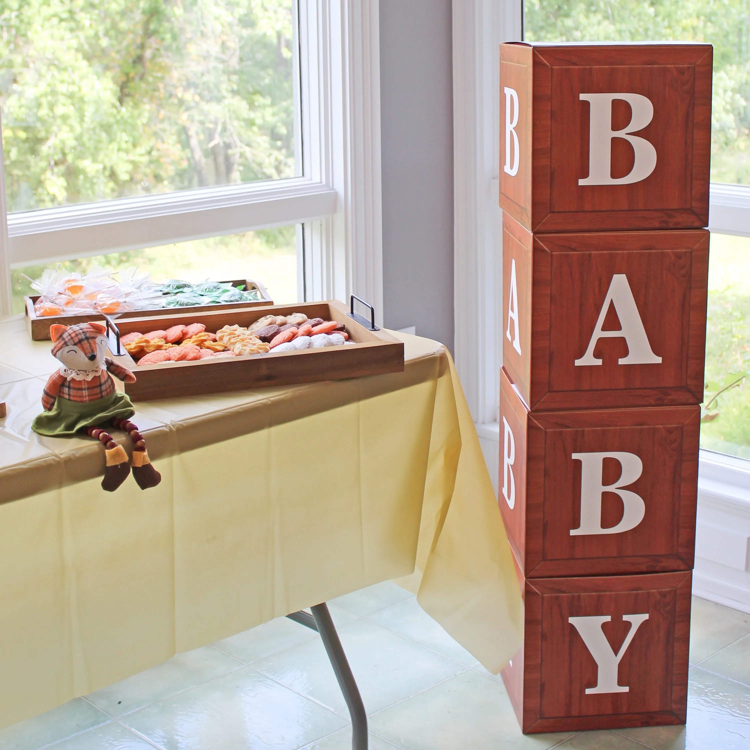 Rustic Wood Serving Tray