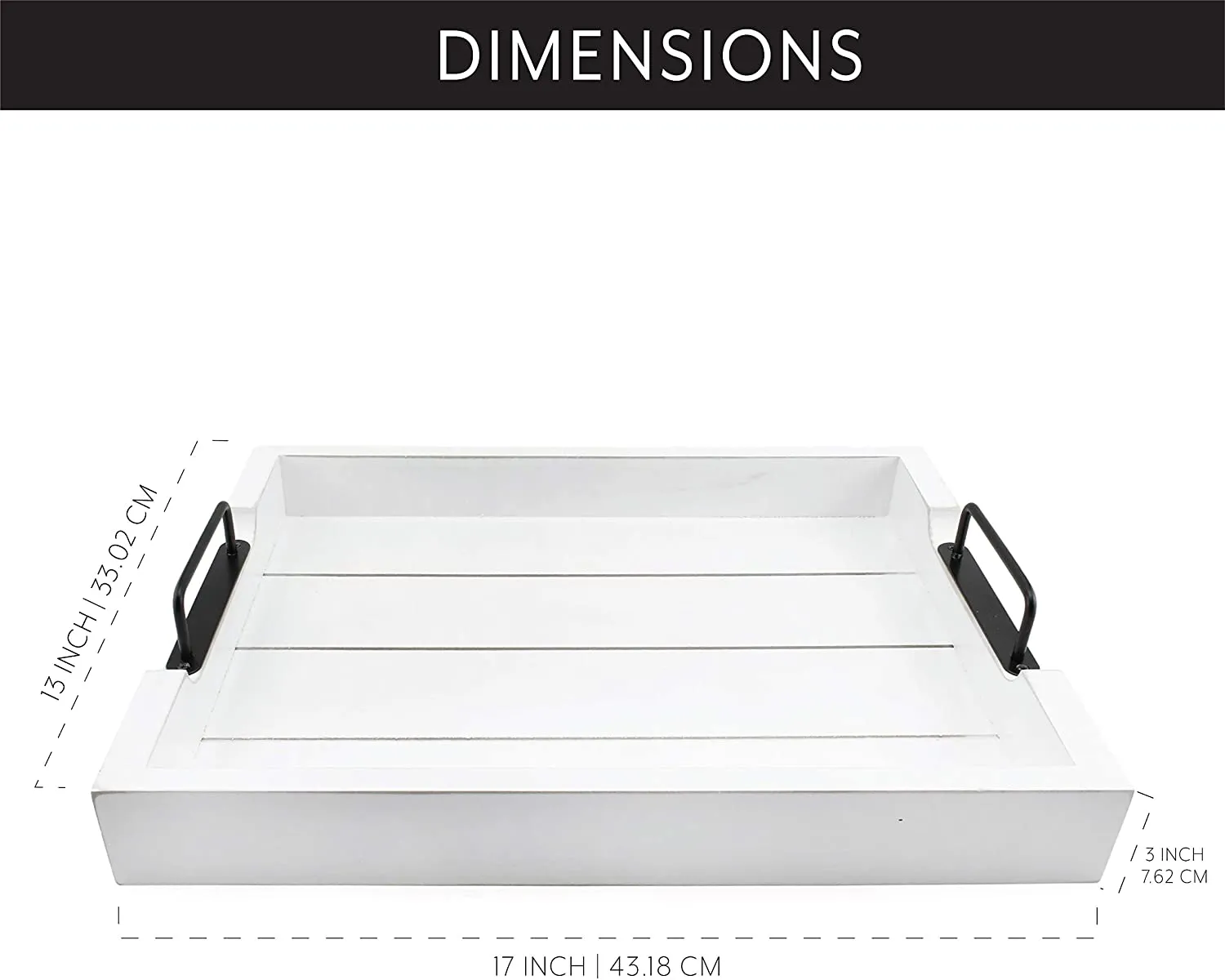 Rustic Wood Serving Tray
