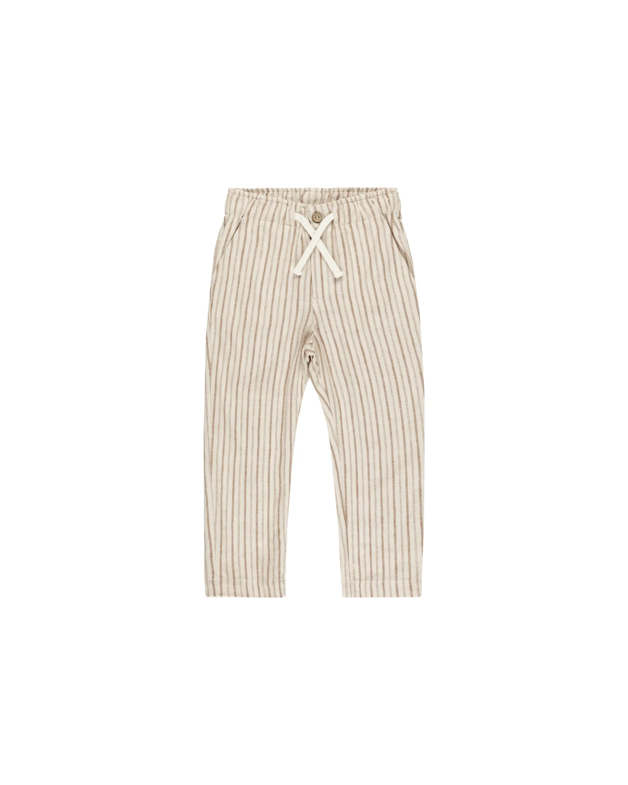 RYLEE   CRU Kalen Pant || Saddle Pinstripe