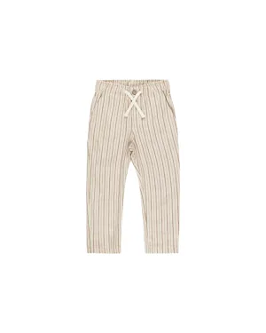 RYLEE   CRU Kalen Pant || Saddle Pinstripe