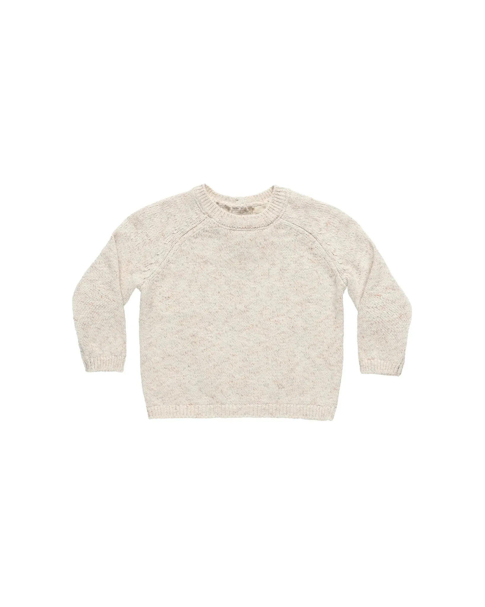 SALE - QUINCY MAE KNIT SWEATER || SPECKLED NATURAL