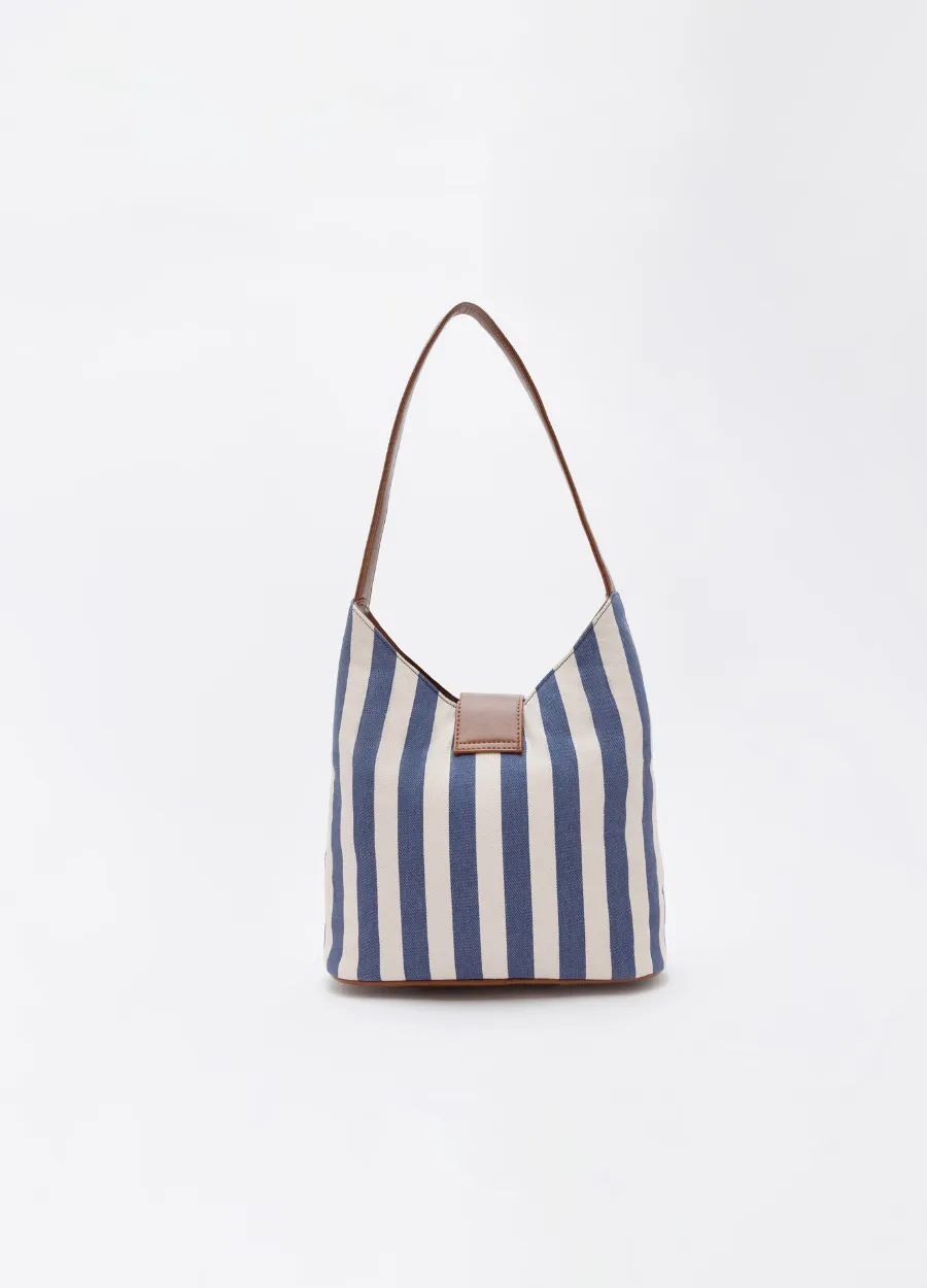 SALLY BAG - STRIPE DENIM