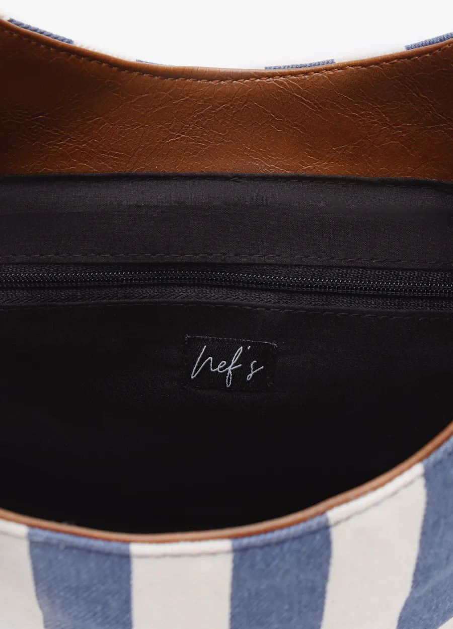 SALLY BAG - STRIPE DENIM