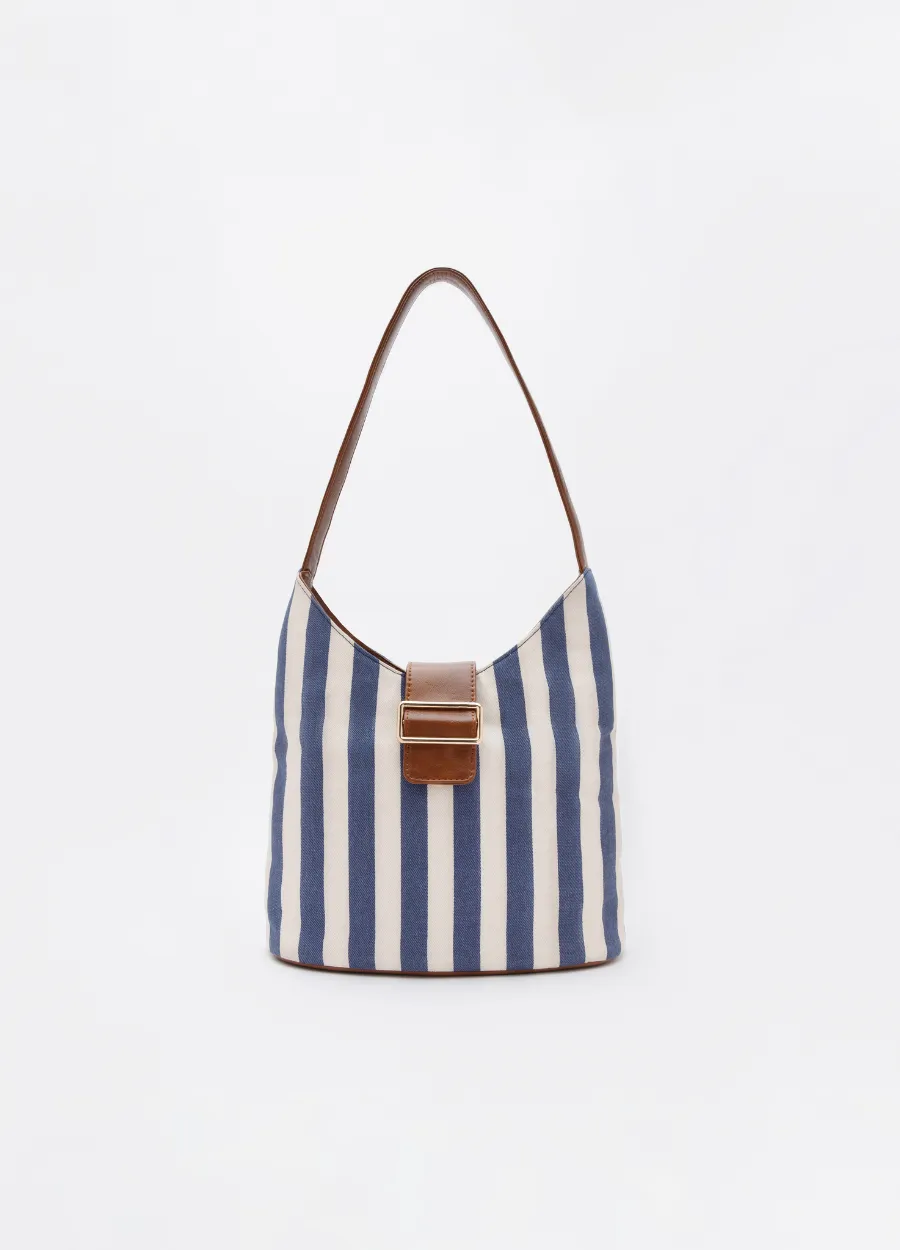 SALLY BAG - STRIPE DENIM