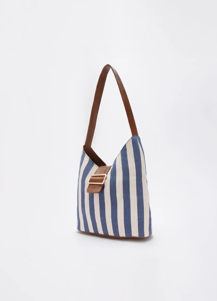 SALLY BAG - STRIPE DENIM