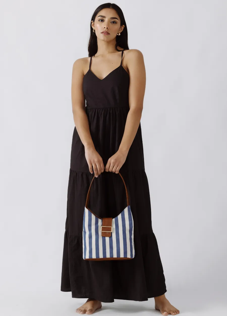 SALLY BAG - STRIPE DENIM