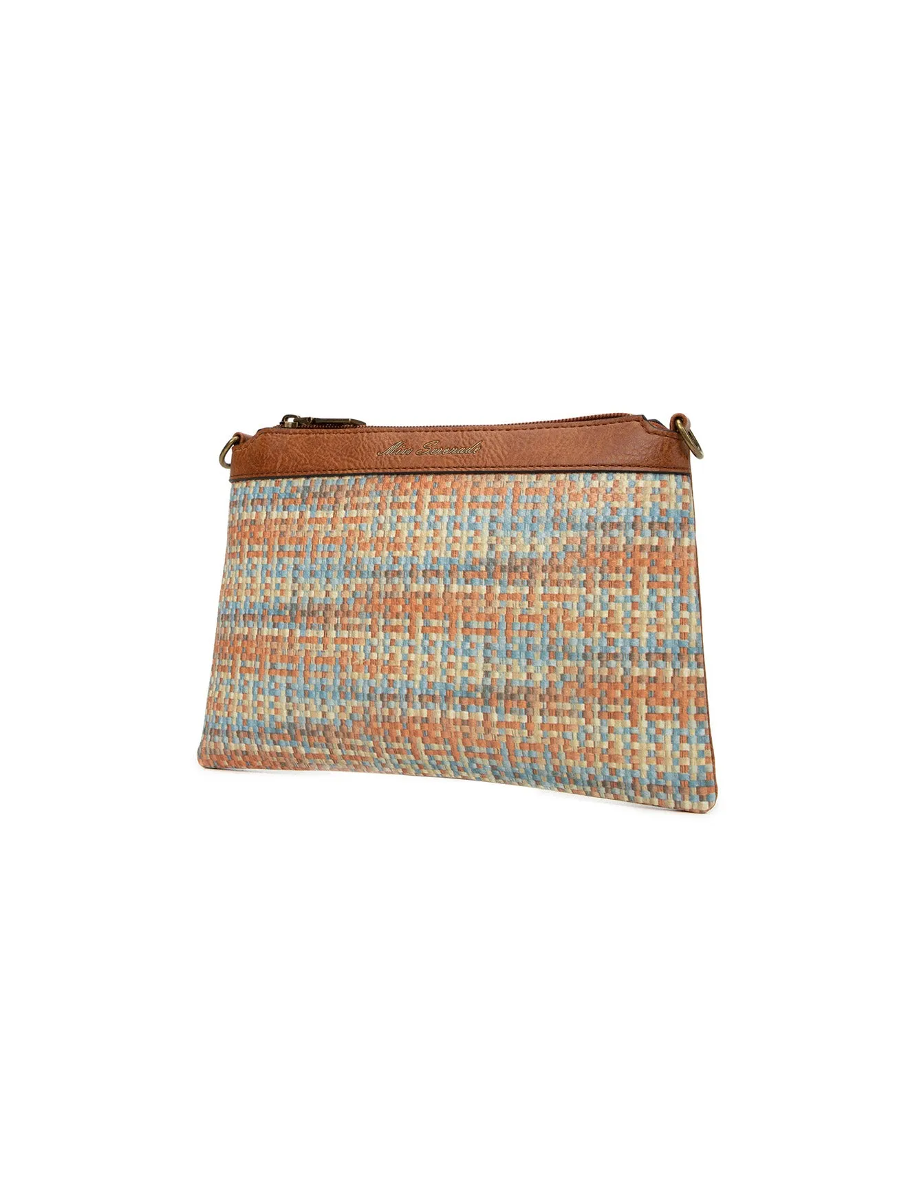 SAMANTHA VEGAN FLORAL XBODY BAG- XB-2324- SALE